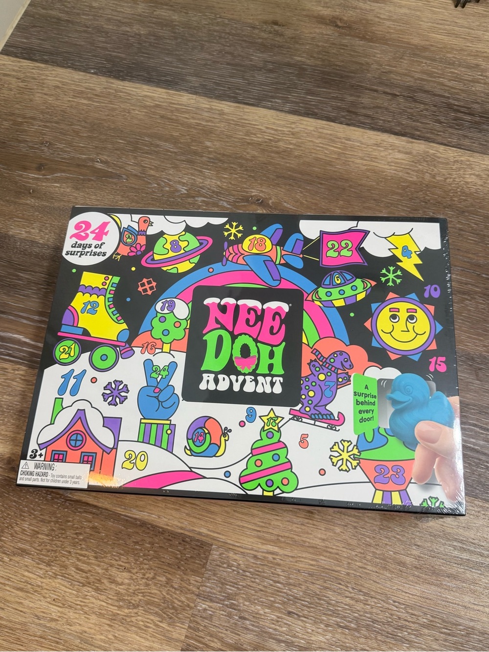 Authentic Schylling NeeDoh Christmas Advent Calendar Trending